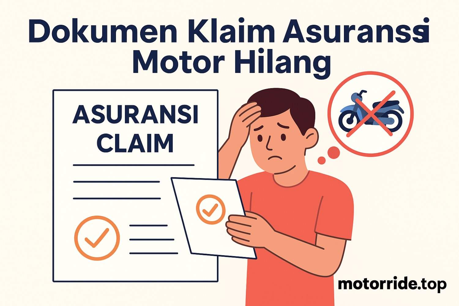Daftar dokumen untuk klaim asuransi motor hilang