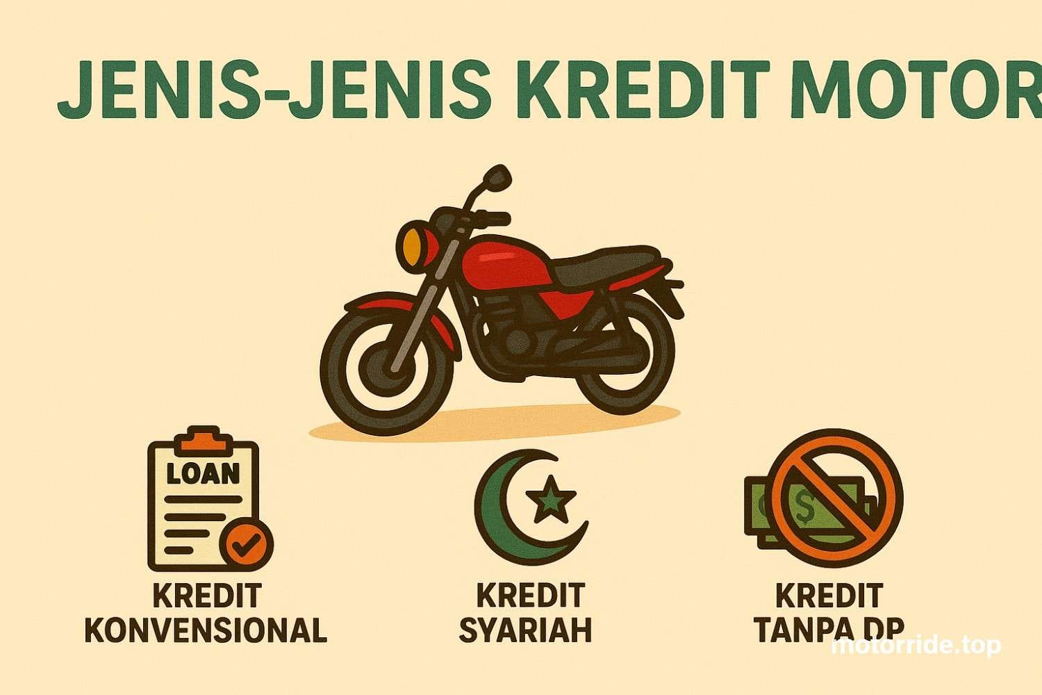Berbagai pilihan jenis-jenis kredit motor