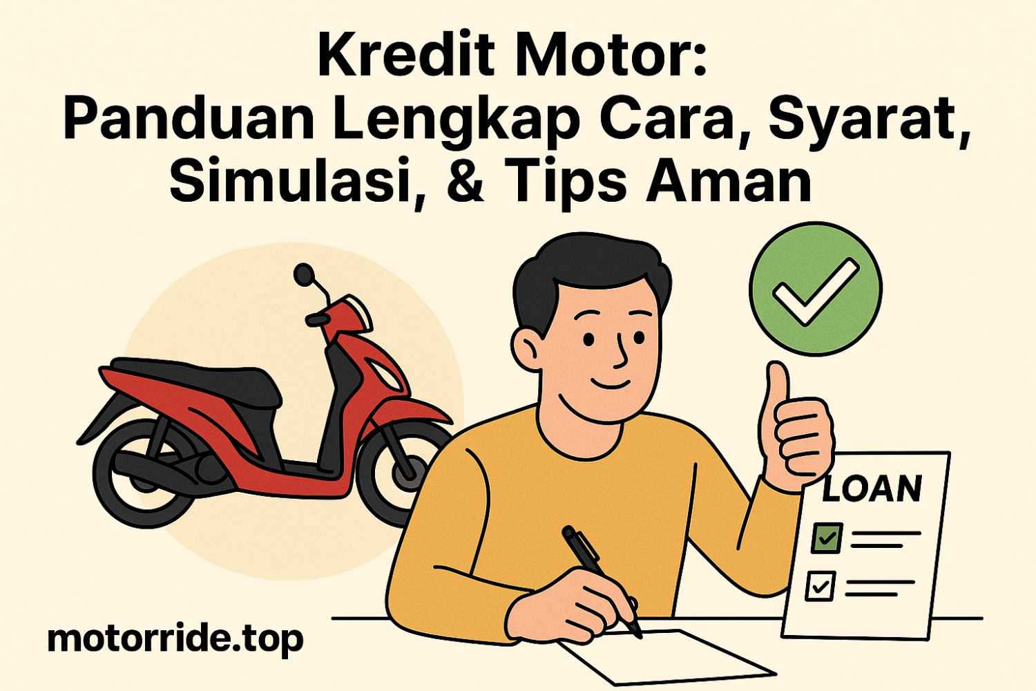 Panduan lengkap kredit motor dan stategi cerdas untuk pemula