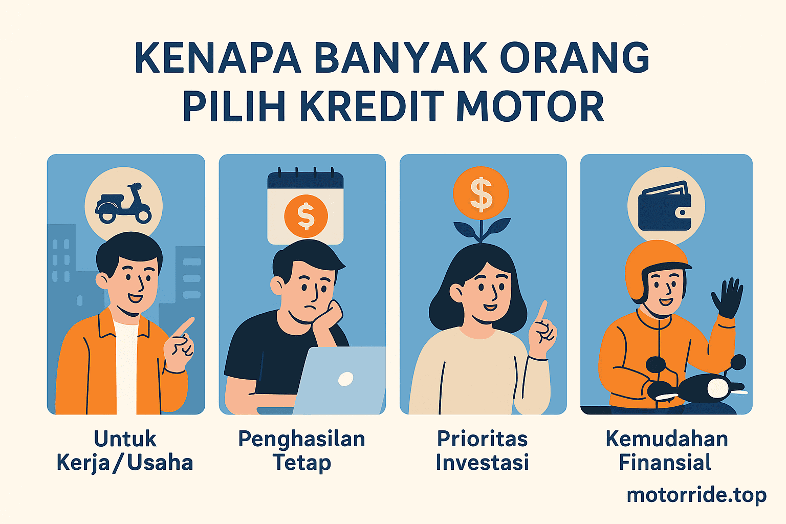 Kenapa Banyak Orang Memilih Kredit Motor?