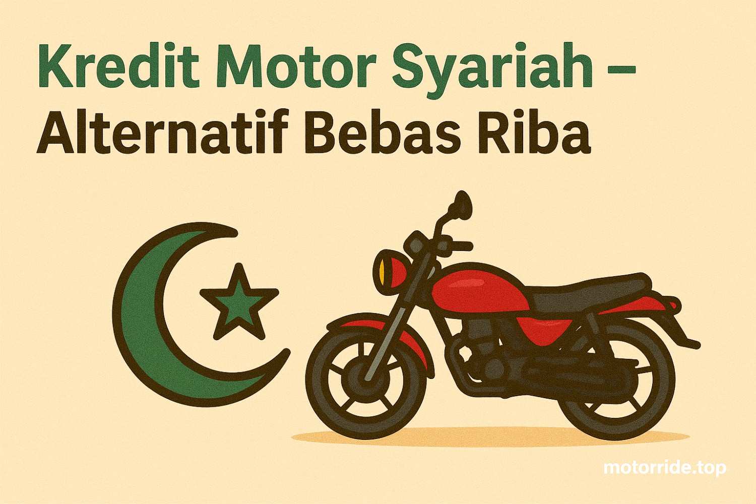 Alternatif kredit motor syariah bebas riba
