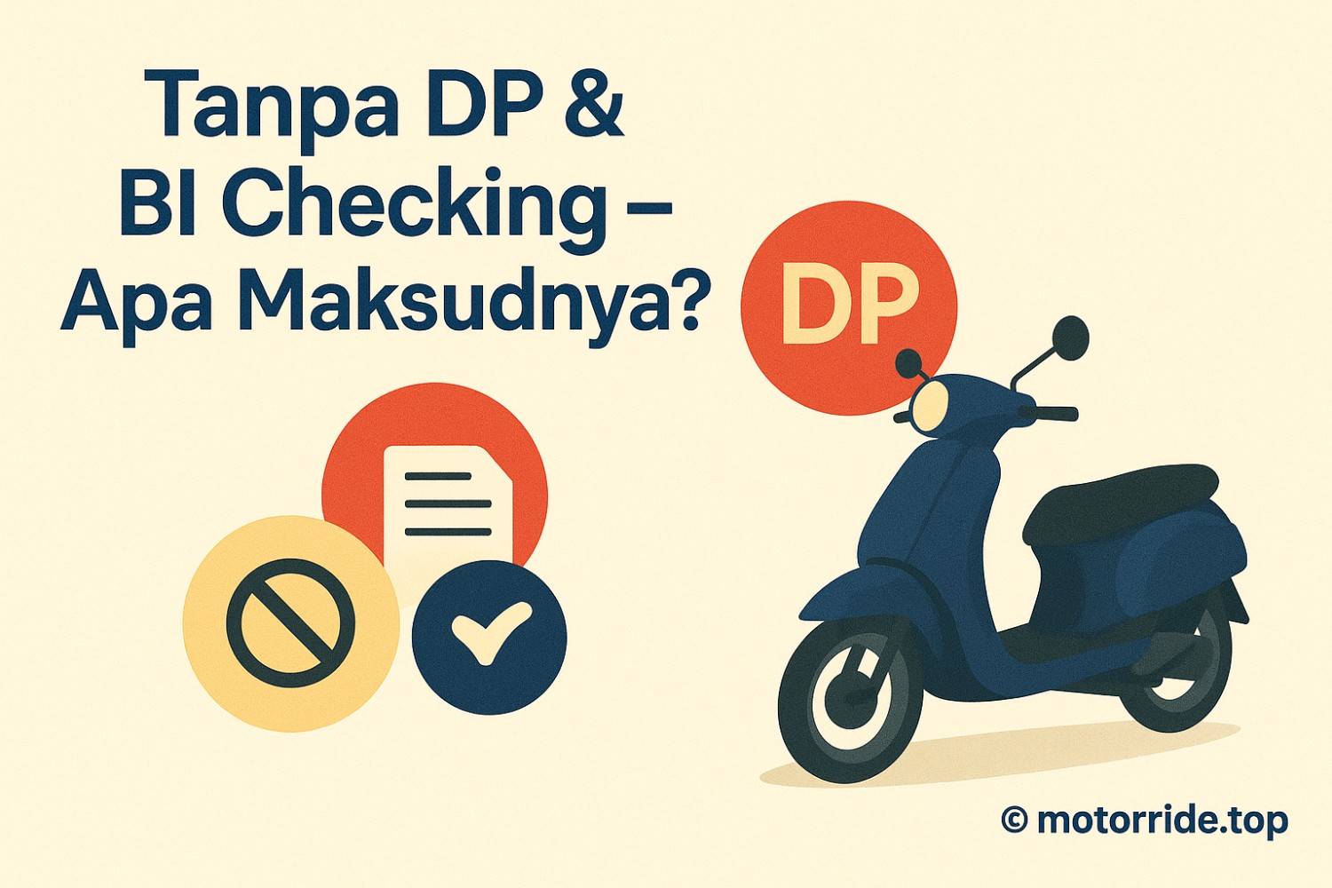 Tanpa DP & BI Checking – Apa Maksudnya?