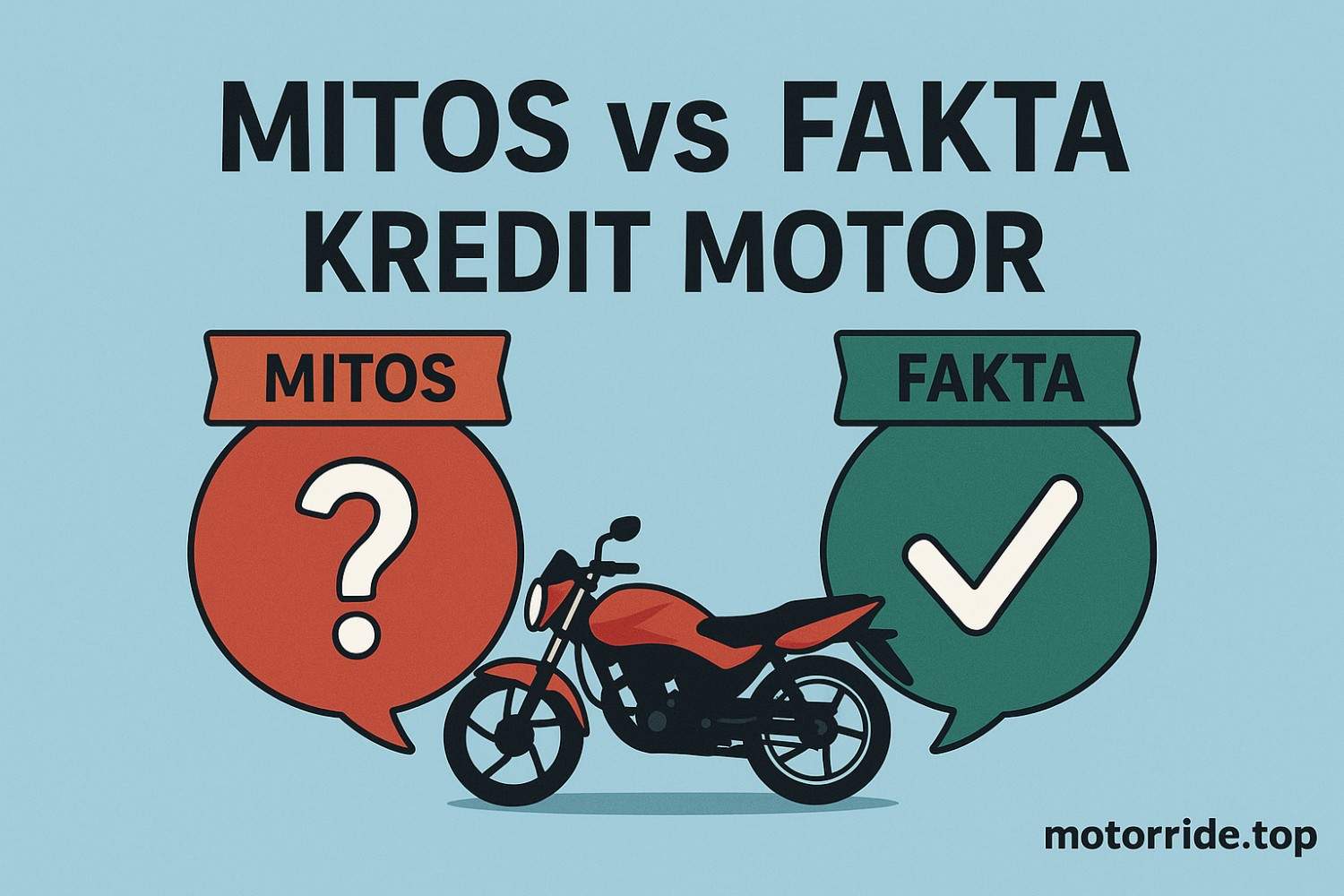 Mitos vs Fakta Kredit Motor: Cek Biar Gak Salah Paham!