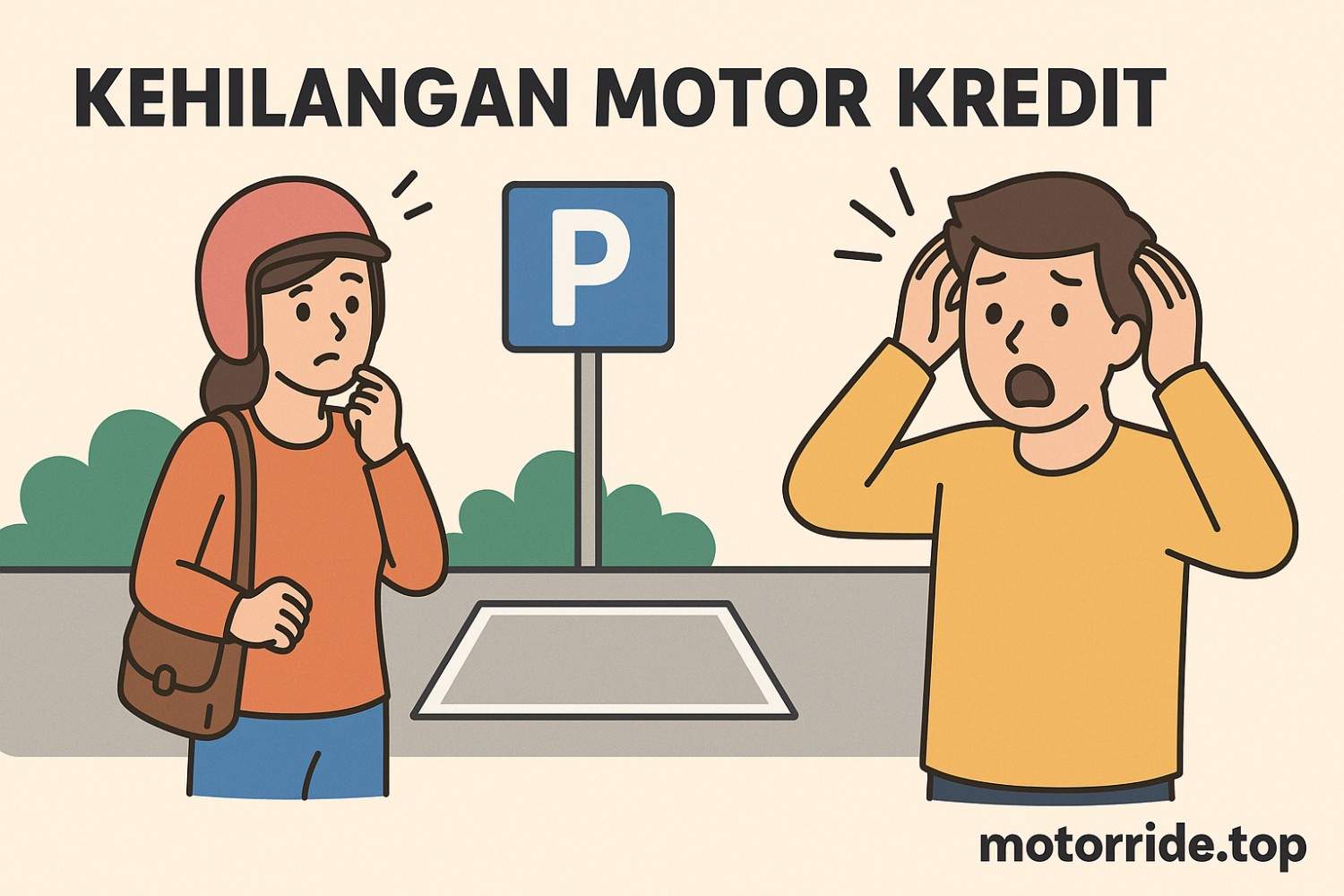 Illustrasi Klaim Asuransi Kredit Motor Hilang – Prosedur Lengkap