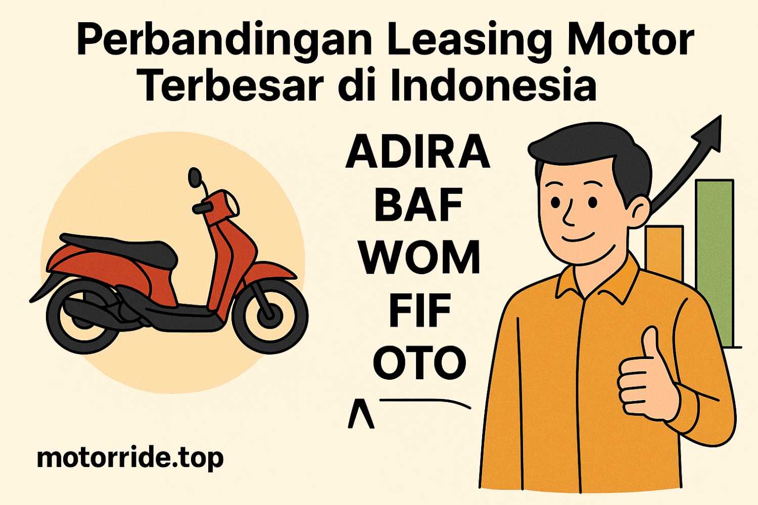 Perbandingan leasing motor Adira BAF FIF WOM OTO Indonesia
